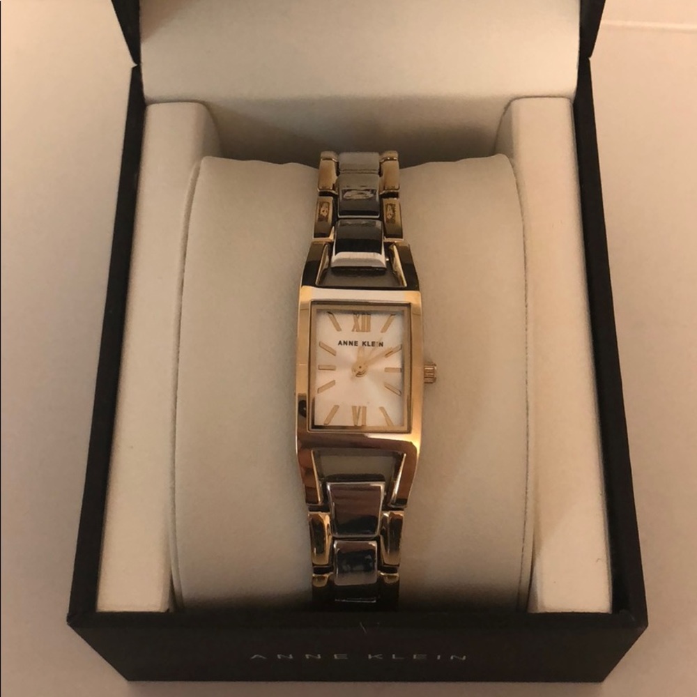 Anne Klein Silver and Gold Watch